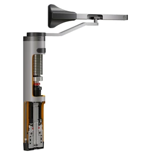 LOCINOX® VERTICLOSE-2 - hydraulický zatvárač s klznou lištou, pre krídlové bránky do 150 kg - slide 1