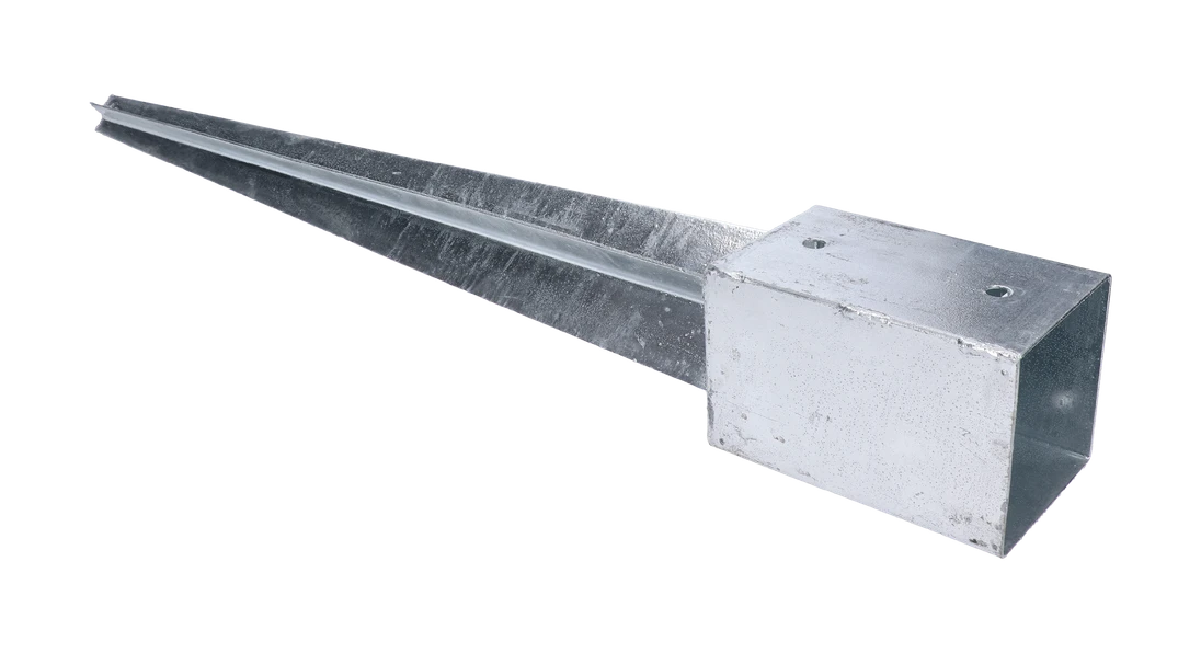 Zemný vrut, nabíjacia pätka, 71 x 150 mm, žiarový pozink