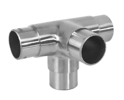 Spojka křížový kus na trubku ø42.4mm, broušená nerez AISI304
