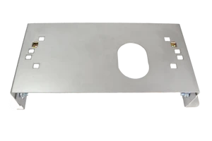 univerzálny podstavec pre pohon samonosného systému, určený na betónový základ, výškovo nastaviteľný 65-85mm, nerezový - slide 0