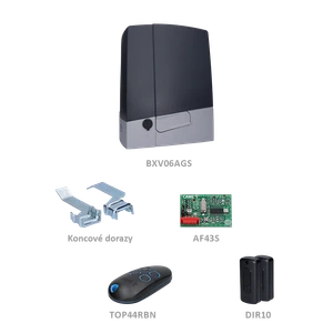 CAME BXV 6 SAFE ATOMO sada pre posuvnú bránu do 600kg, 1x BXV06AGS (24V, 270W, 600N) 1x ZN7, 1x AF43S, 1x TOP44RBN, 1 pár DIR10 - slide 0