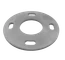 kotviaca platňa (ø100x4mm) na trubku ø 42.4mm (otvor ø42.5mm), bez povrchovej úpravy /AISI304