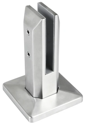 Vrchní kotvení pro sklo max. 12.76mm, broušená AISI316 - slide 0