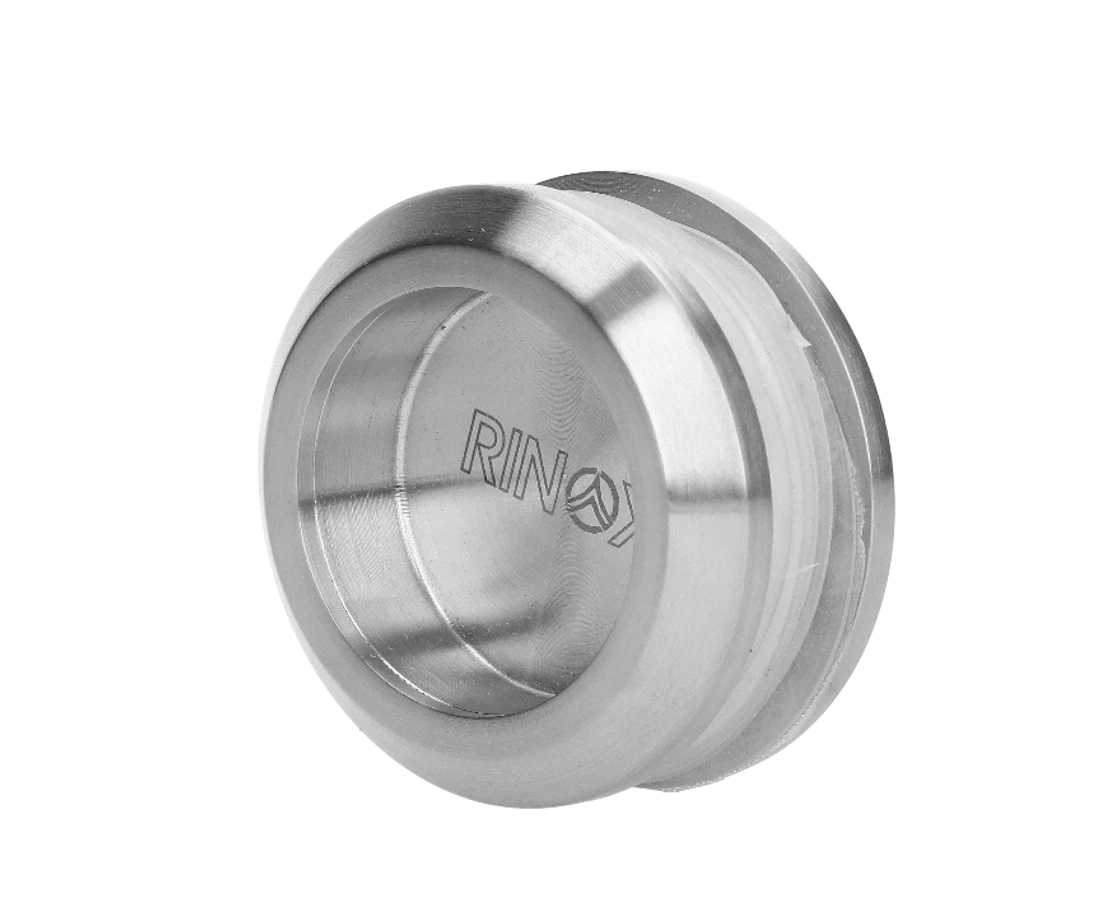 Madlo na dveře ø58mm, sklo 8-12mm, broušená AISI304