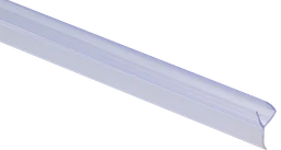 Plastové tesnenie na sklo 8mm, L-2200mm