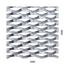 Ťahokov Fe kosoštvorcové oko: 62x25mm, mostík: 9mm (1000x2000x1,5mm)