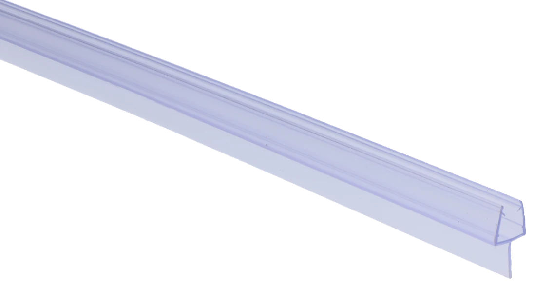 Plastové tesnenie na sklo 8mm, L-2200mm