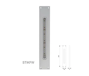 Venkovní LED osvětlení STIK - bílá barva, instalace na plocho (zabudování), délka 240 mm, celohliníkové tělo - slide 0
