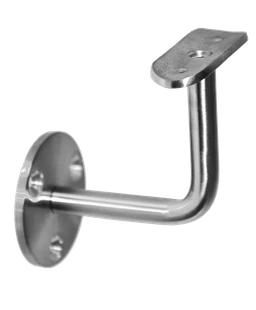 Držiak madla ø42.4mm na stenu, brúsená nerez AISI316
