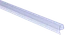 Plastové těsnění na sklo 8mm, mezi skleněné dveře a stěnu nebo podlahu, 2200mm