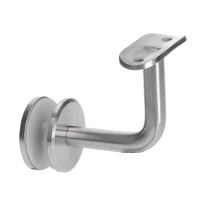 Držák madla ø42.4mm pevný, sklo 6-21,52 mm, broušená AISI304 - slide 0