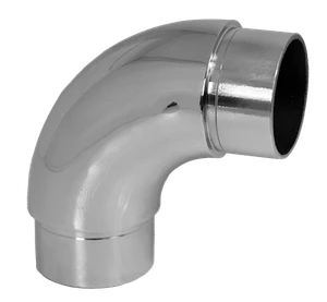 Spojka oblouková 90 ° na trubku ø42.4mm, leštěná AISI304 - slide 0