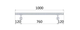 Madlo ø 42.4mm, L-1000mm, brúsená nerez AISI304