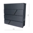 schránka poštová (365x355x105mm, hrúbka 0.6mm), max. formát listu: A4, farba: RAL 7016