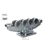 Vozík do 500 kg, výškově nastavitelný, profil 80 × 85 mm